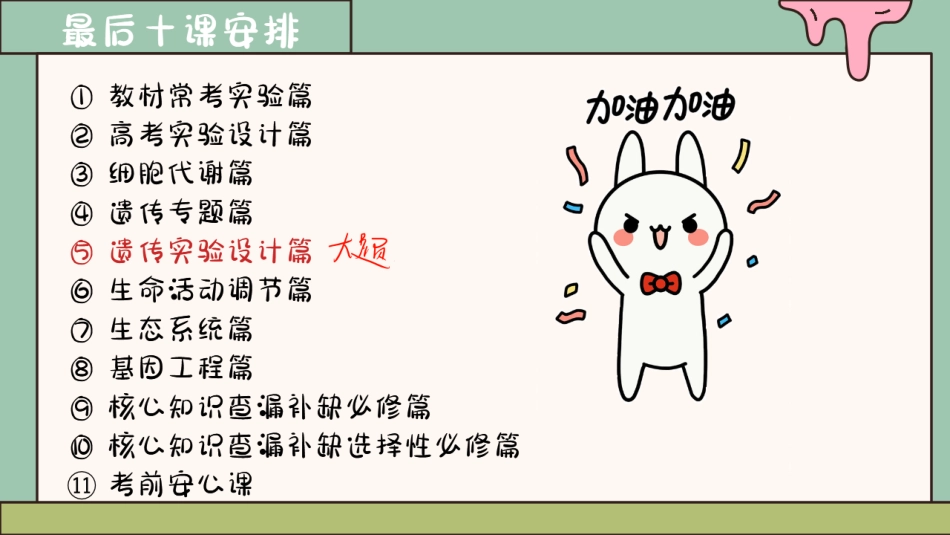 【20250503】最后十课第五课：遗传设计专题篇-笔记.pdf_第2页