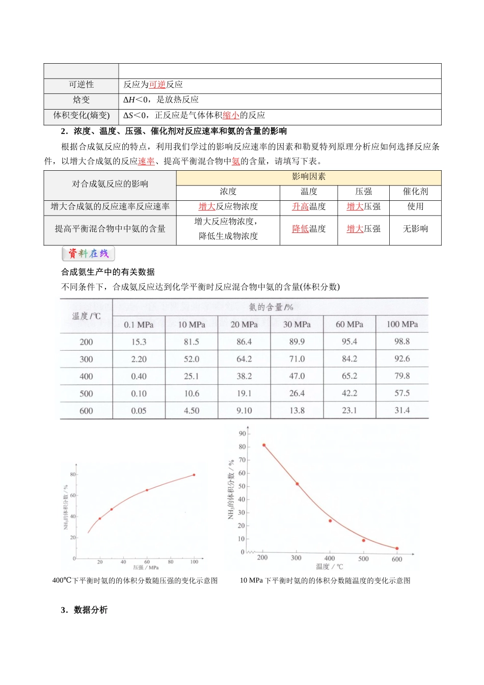 第08讲 化学反应的调控-【教师版】新高二化学暑假衔接（人教版）.docx_第2页