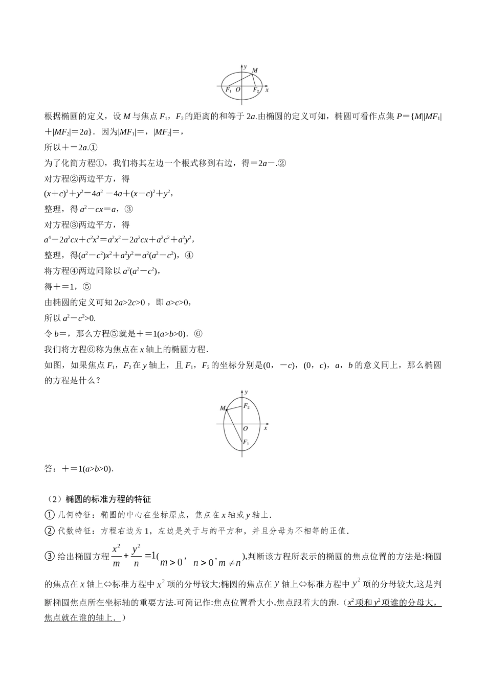 第19讲 椭圆及其标准方程7种常见考法归类（教师版）-新高二暑假衔接（人教版）.docx_第2页
