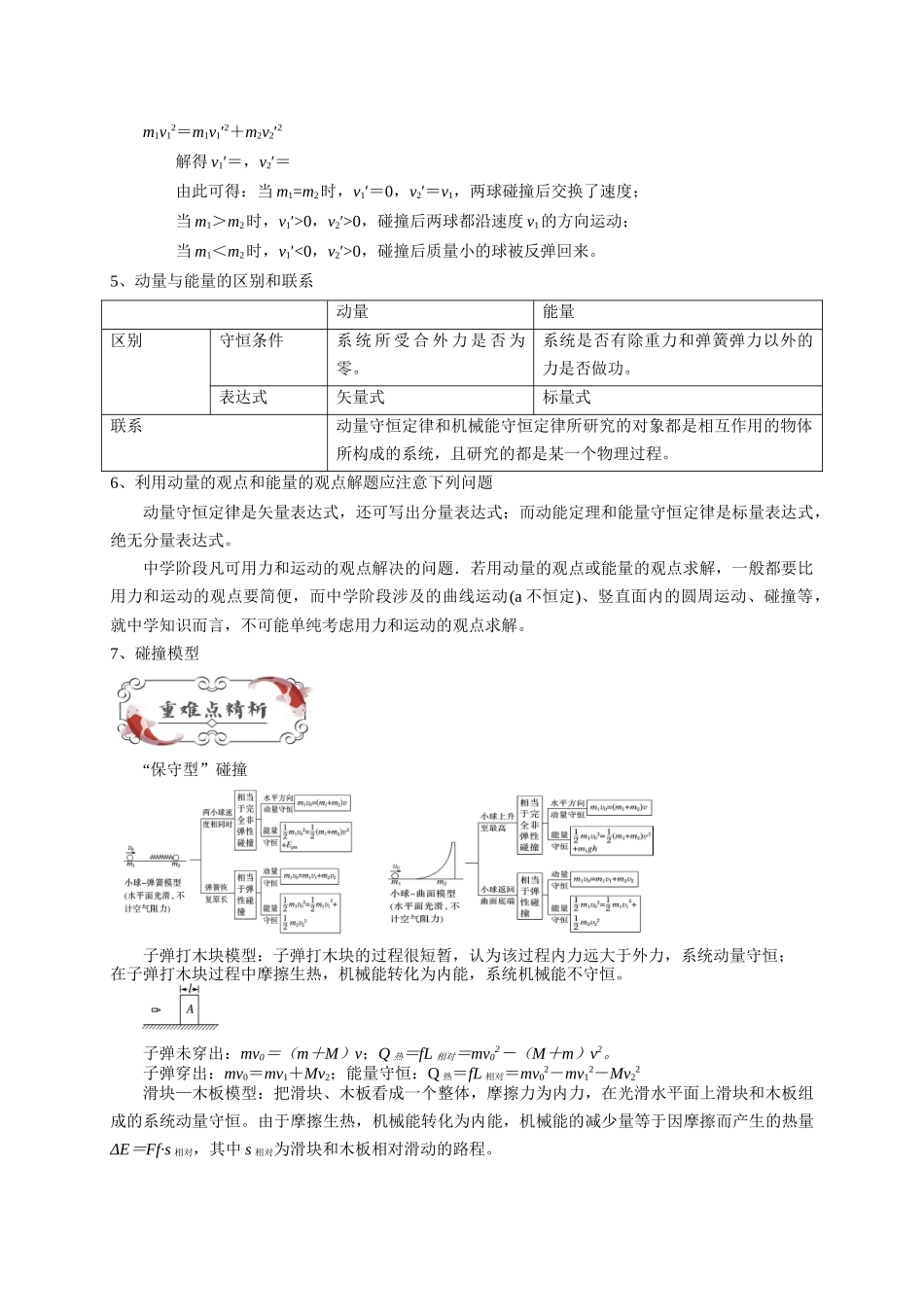 第25讲 复习专题二十一 碰撞问题分析（教师版）-新高二暑假精品课（人教版）.docx_第2页