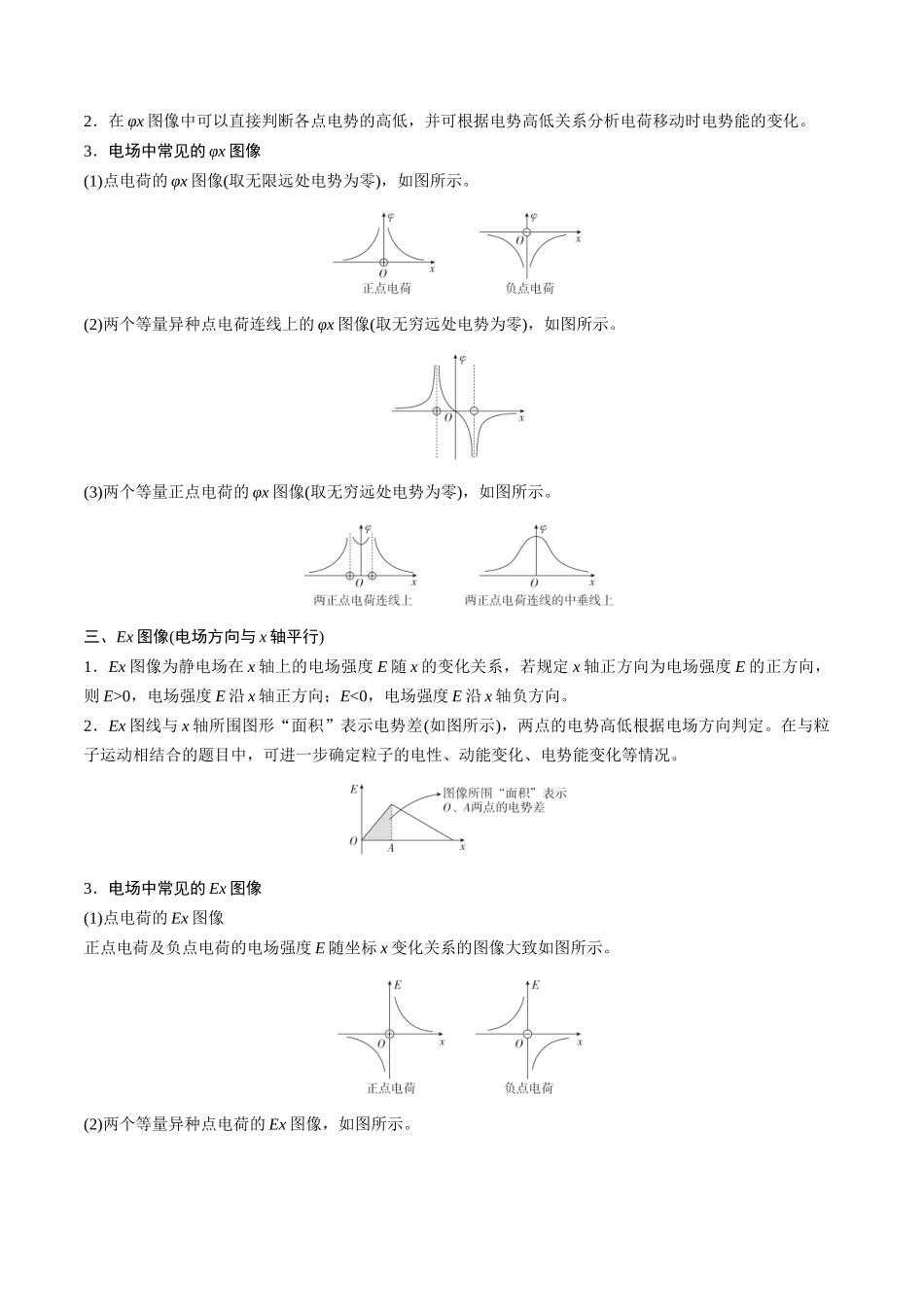 抢分秘籍09 电场中的功和能与图像问题（二大题型）（原卷版）-2025年高考物理冲刺抢押秘籍.docx_第2页
