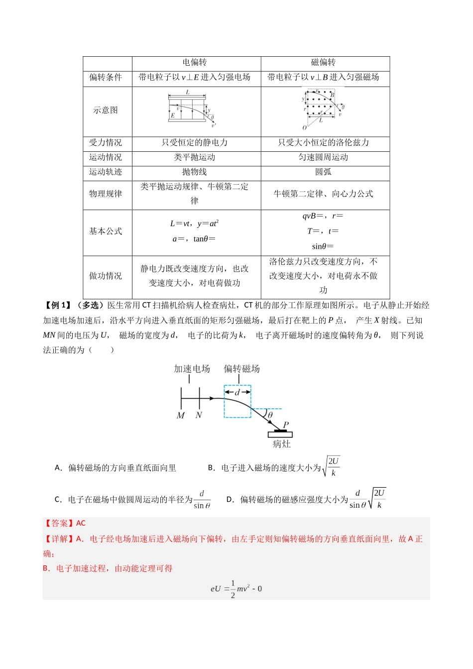 抢分秘籍11 带电粒子在组合场、叠加场中的运动（五大题型）（解析版）-2025年高考物理冲刺抢押秘籍.docx_第2页