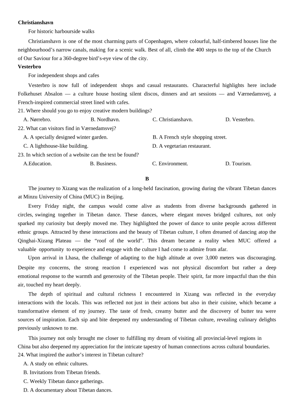 英语试卷【广西卷】广西壮族自治区柳州高中2025届高三下学期高考前适应性练习暨2022级高三阶段性测试十六（5.14-5.16）.docx_第3页