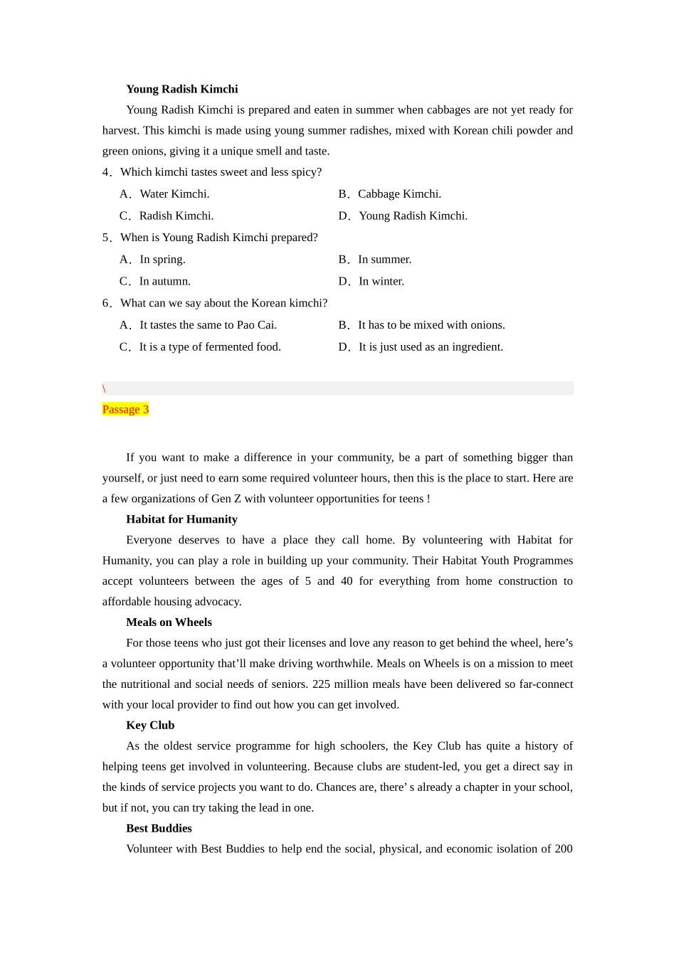 专题14 阅读理解应用文狂刷20篇-2024高考英语一轮复习小题狂练大题狂刷（考试版）(新高考版） .docx_第3页