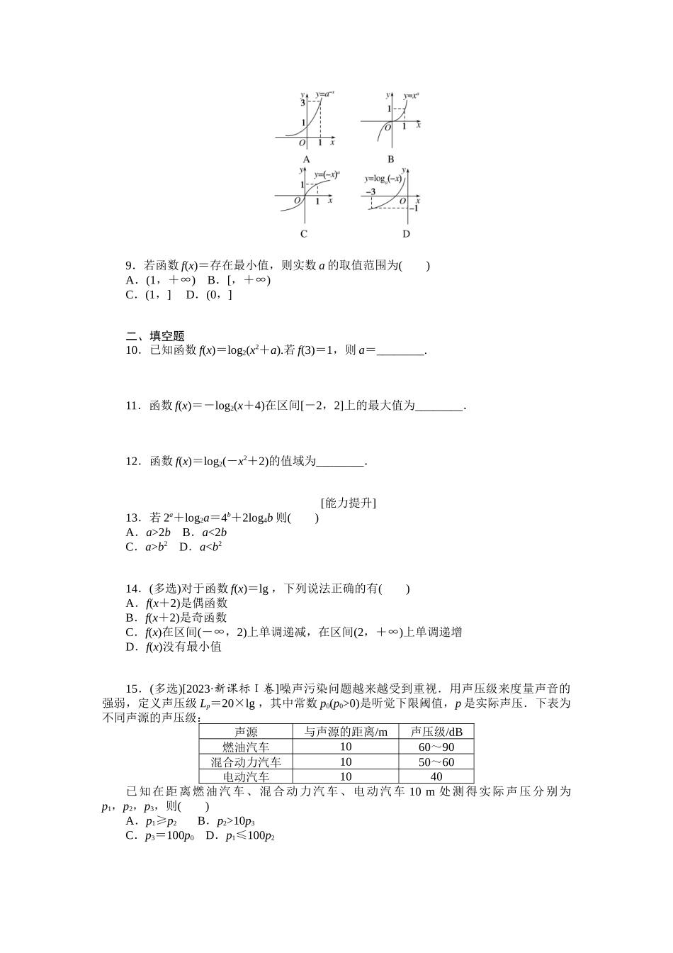 2024版《微专题小练习》数学新高考专练11.docx_第2页