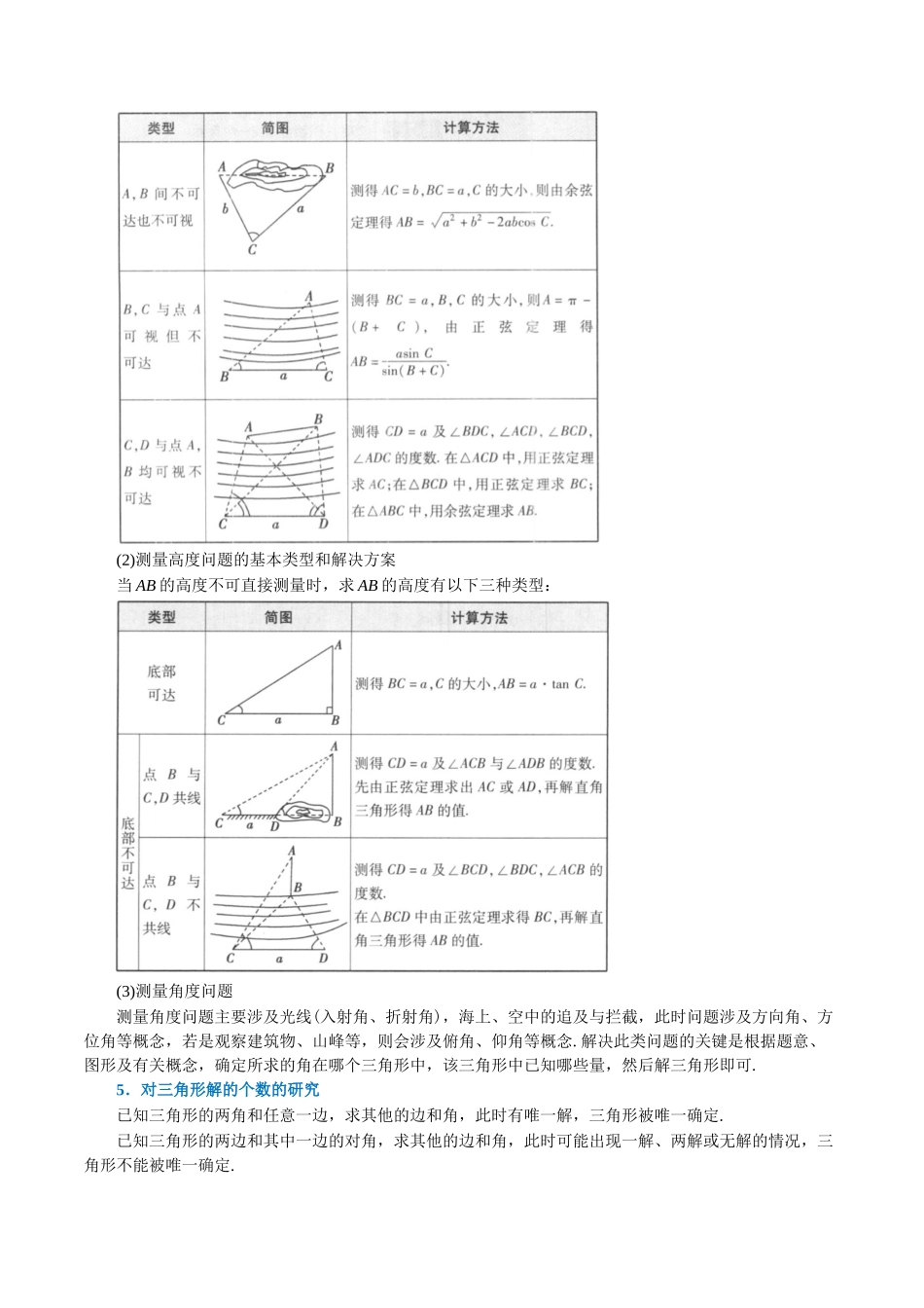 2025举一反三系列高中数学同步复习人教A版必修2-专题6.11解三角形（重难点题型精讲）（教师版）.docx_第3页
