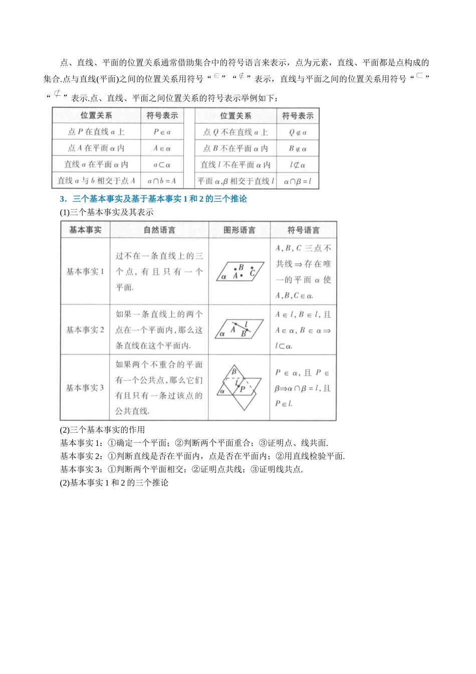 2025举一反三系列高中数学同步复习人教A版必修2-专题8.7空间点、直线、平面之间的位置关系（重难点题型精讲）（学生版）.docx_第2页