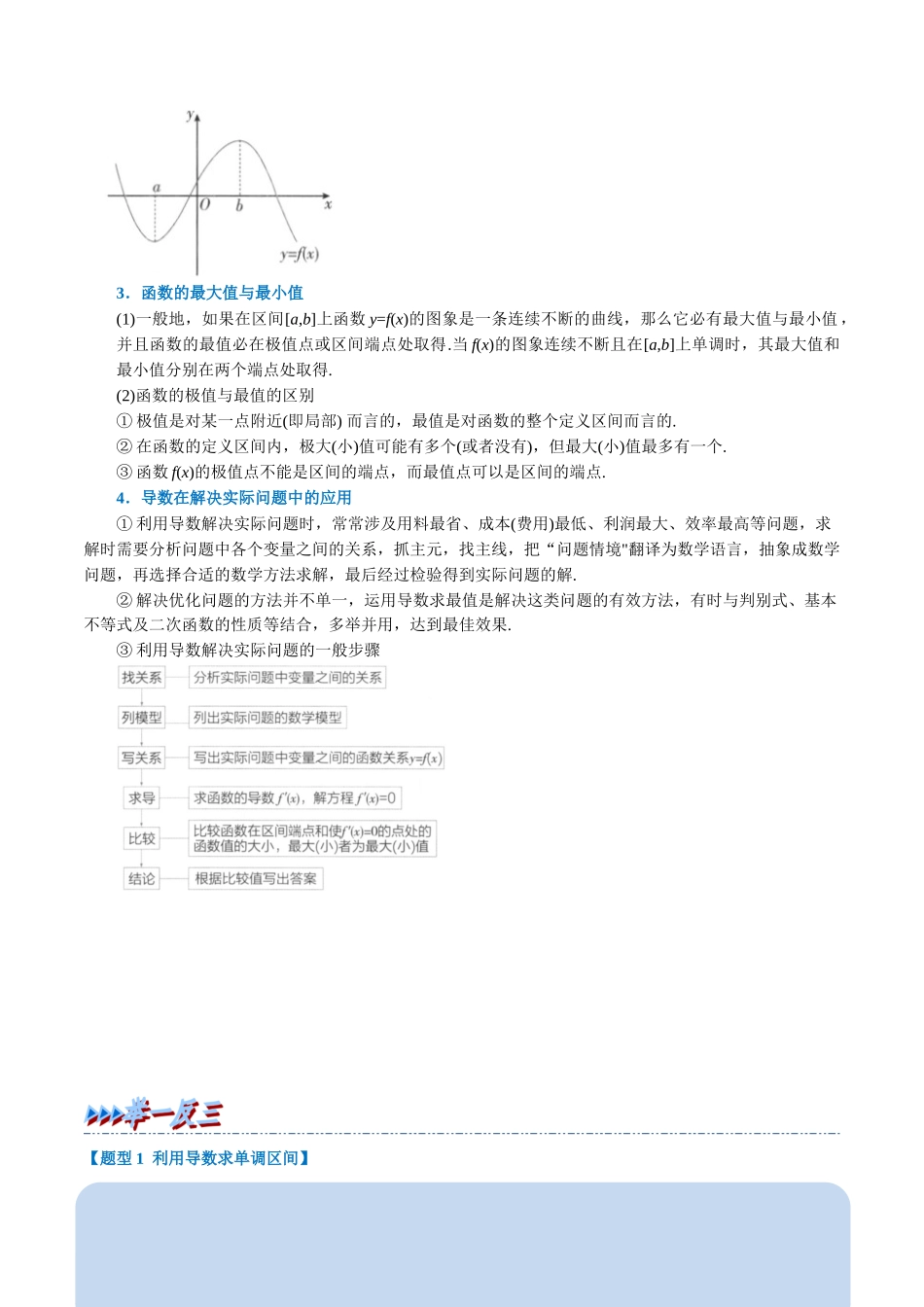 2025举一反三系列高中数学同步复习人教A版选择性必修2-专题5.5导数在研究函数中的应用（重难点题型精讲）（教师版）.docx_第2页