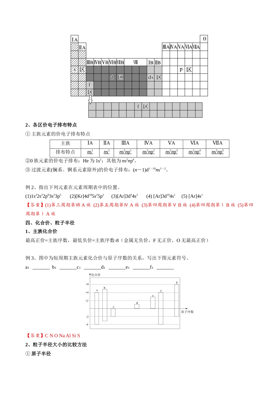 2025年高考化学一轮复习考点专项集训-01考点三元素周期表（教师版）.docx_第3页
