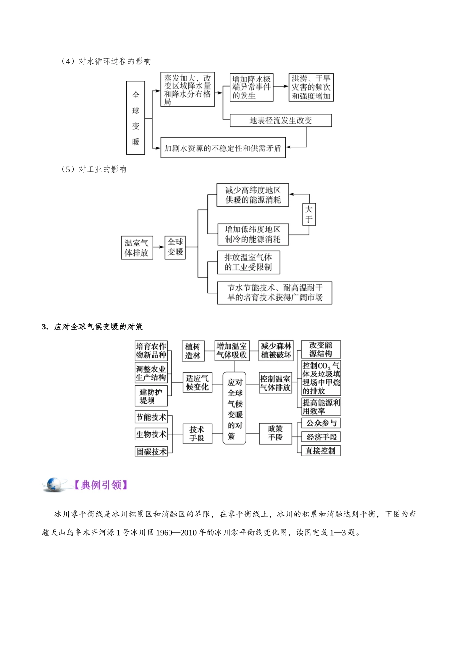 2025年考点一遍过高考地理-考点24全球气候变化.doc_第3页