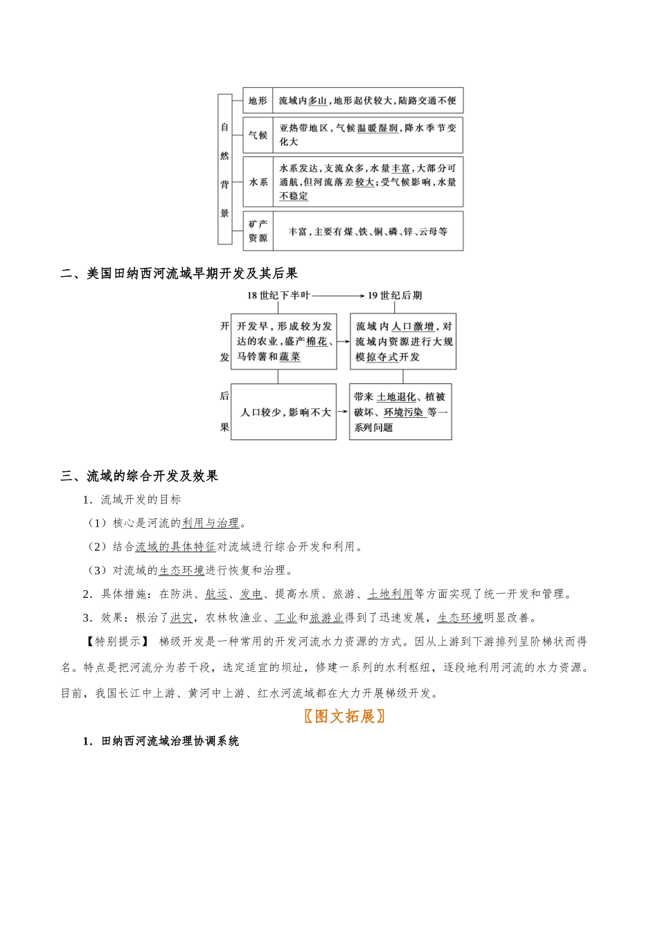 2025年考点一遍过高考地理-考点48流域的综合开发.doc_第2页