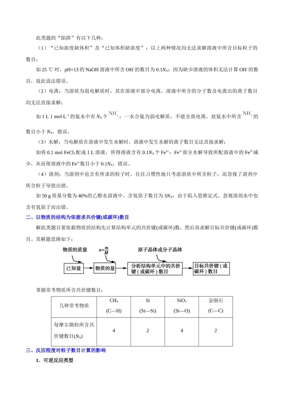 2025年考点一遍过高考化学-考点07突破NA.doc_第2页