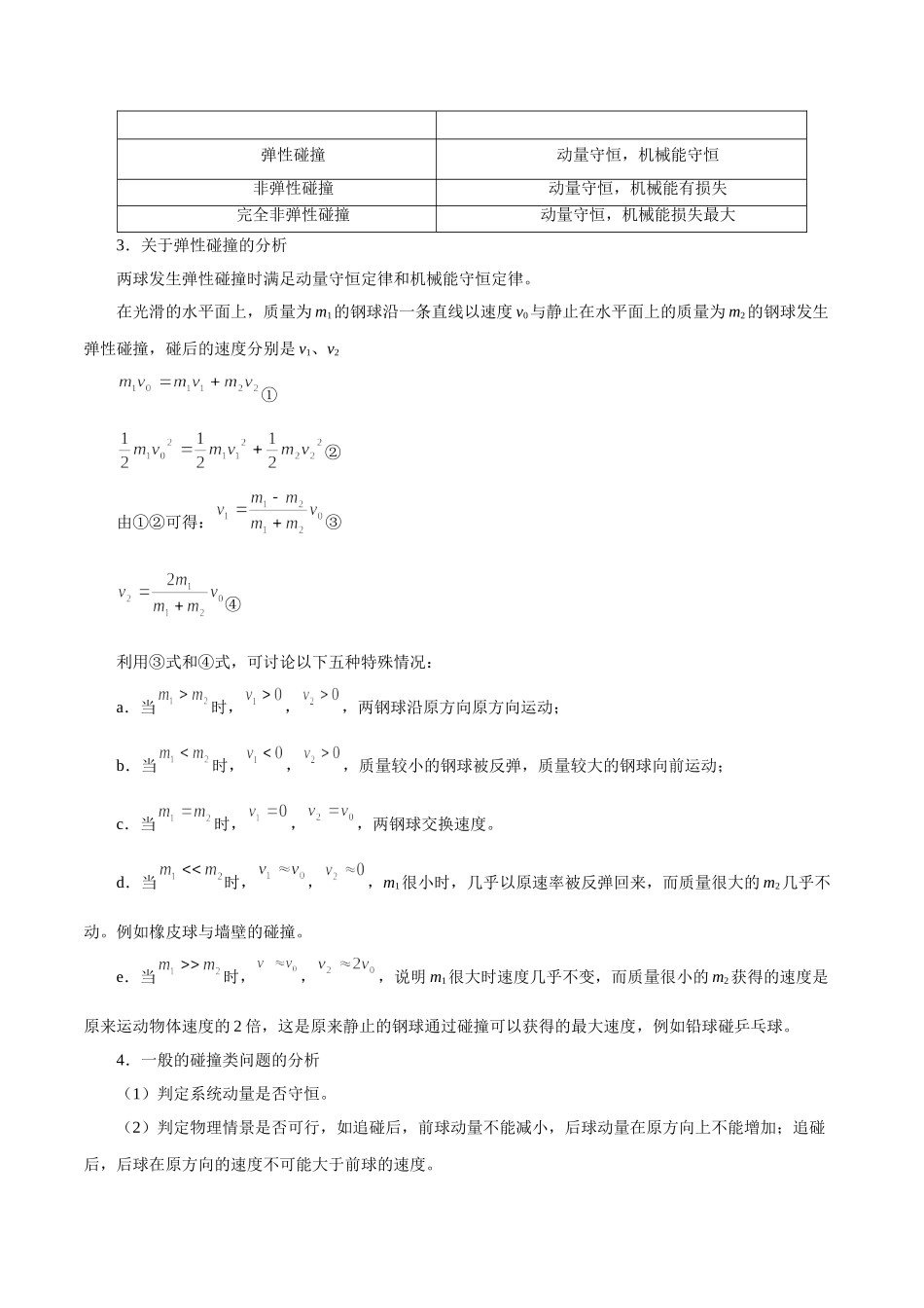 2025年考点一遍过高考物理学-考点30动量守恒定律.doc_第2页