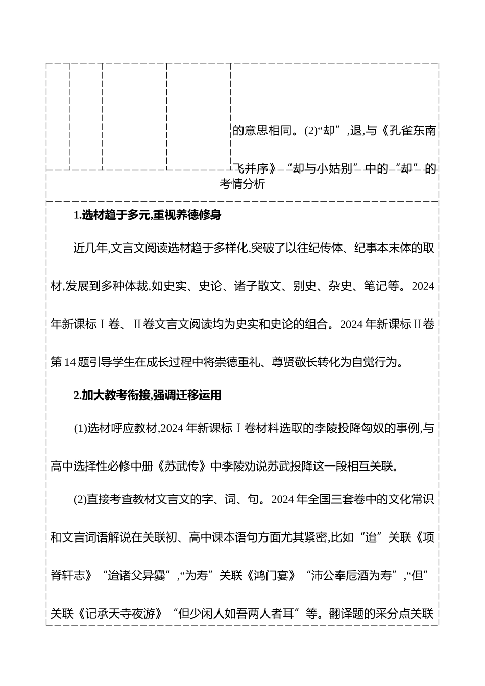 2026版高中全程复习方略语文强基版-专题四第一节宏观把控透视考情,追本溯源.docx_第3页