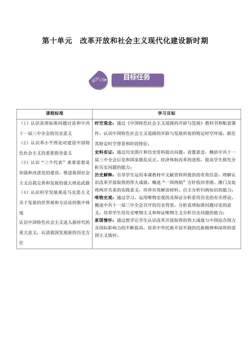 第27、28课改革开放和社会主义现代化建设新时期（学案）-（中外历史纲要上册）.docx_第1页