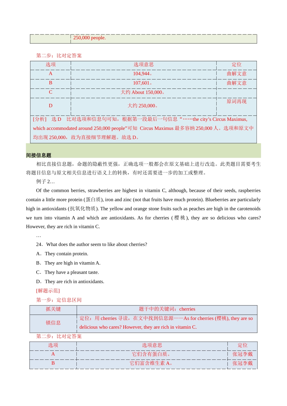 专题17阅读理解（知识梳理+考点精讲精练+实战训练）（解析版）-【学考复习】2024年高中英语学业水平考试必备考点归纳与测试（新教材专用）.docx_第3页