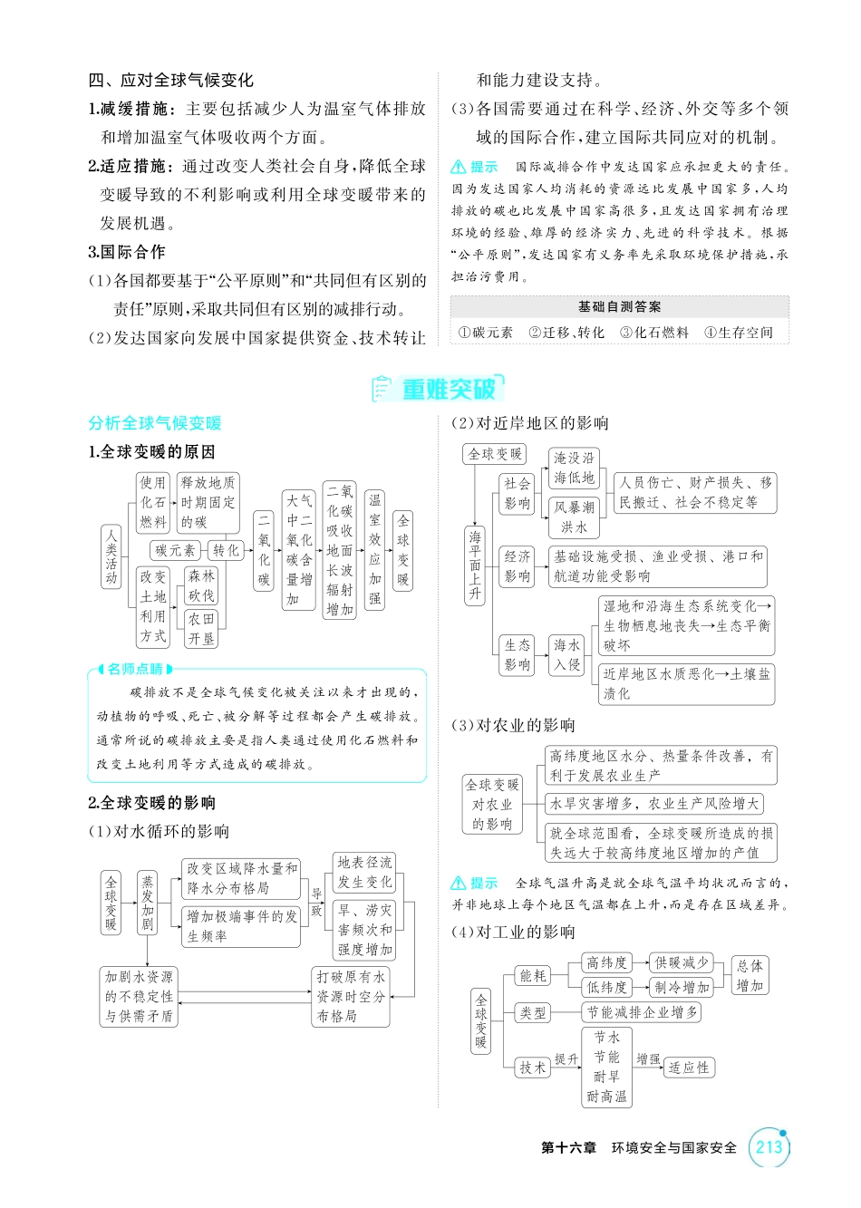 2026版53高考总复习A版地理-精讲册-第十六章环境安全与国家安全.pdf_第2页