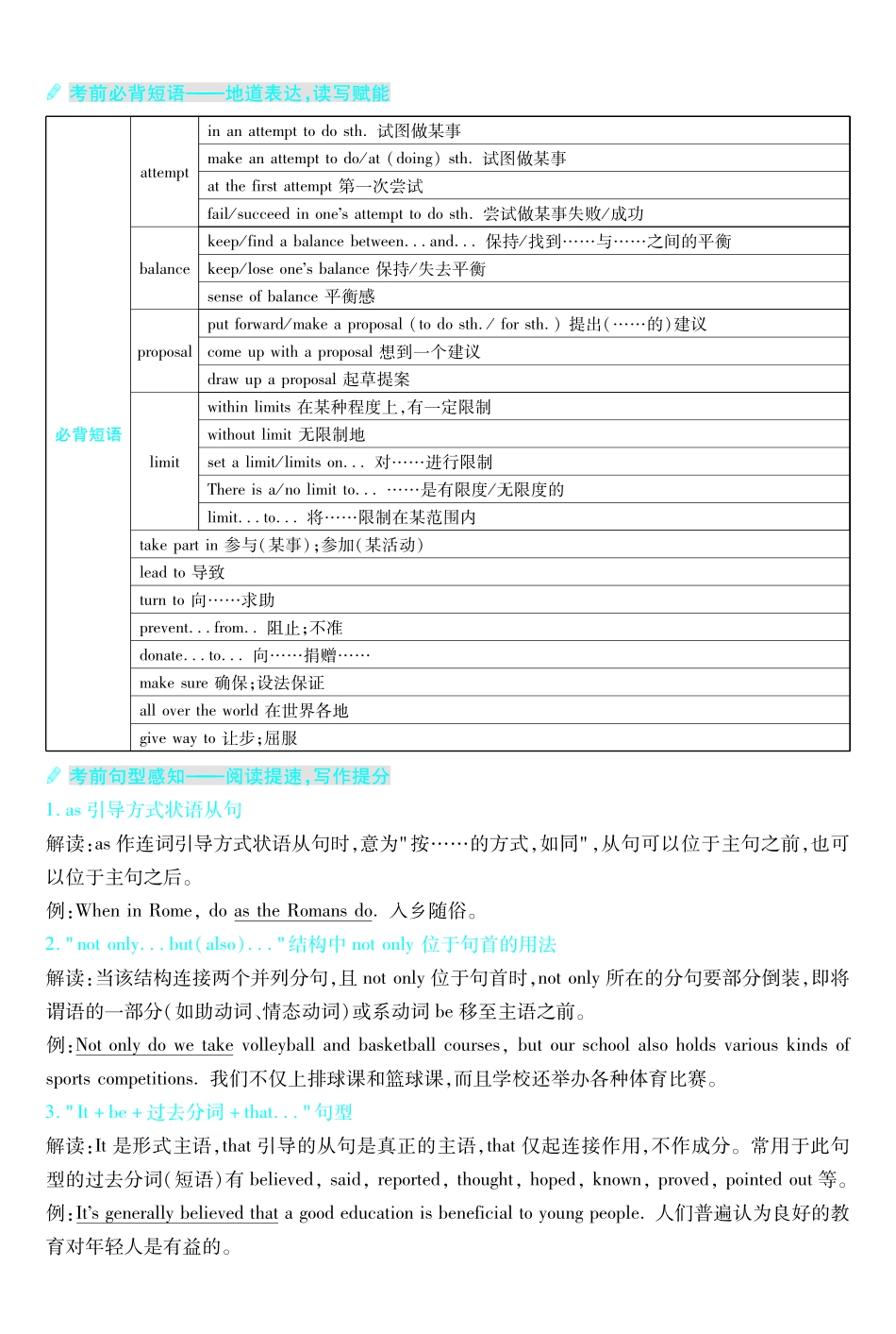 考前重点速记-英语必修第二册RJ-金考卷单元双测卷.pdf_第2页