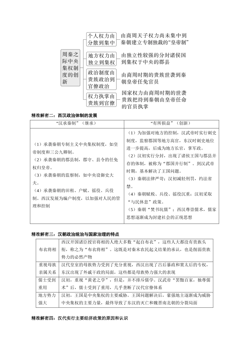 备战高一高二高三高考历史临考题号押题-押江苏卷第2题秦汉至魏晋南北朝时期（原卷版）.docx_第3页