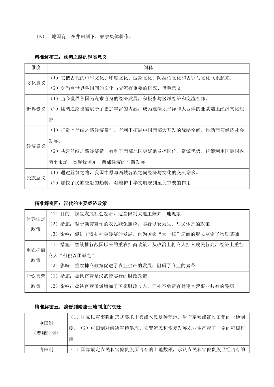 备战高一高二高三高考历史临考题号押题-押江苏卷第18题中国古代经济发展（原卷版）.docx_第3页
