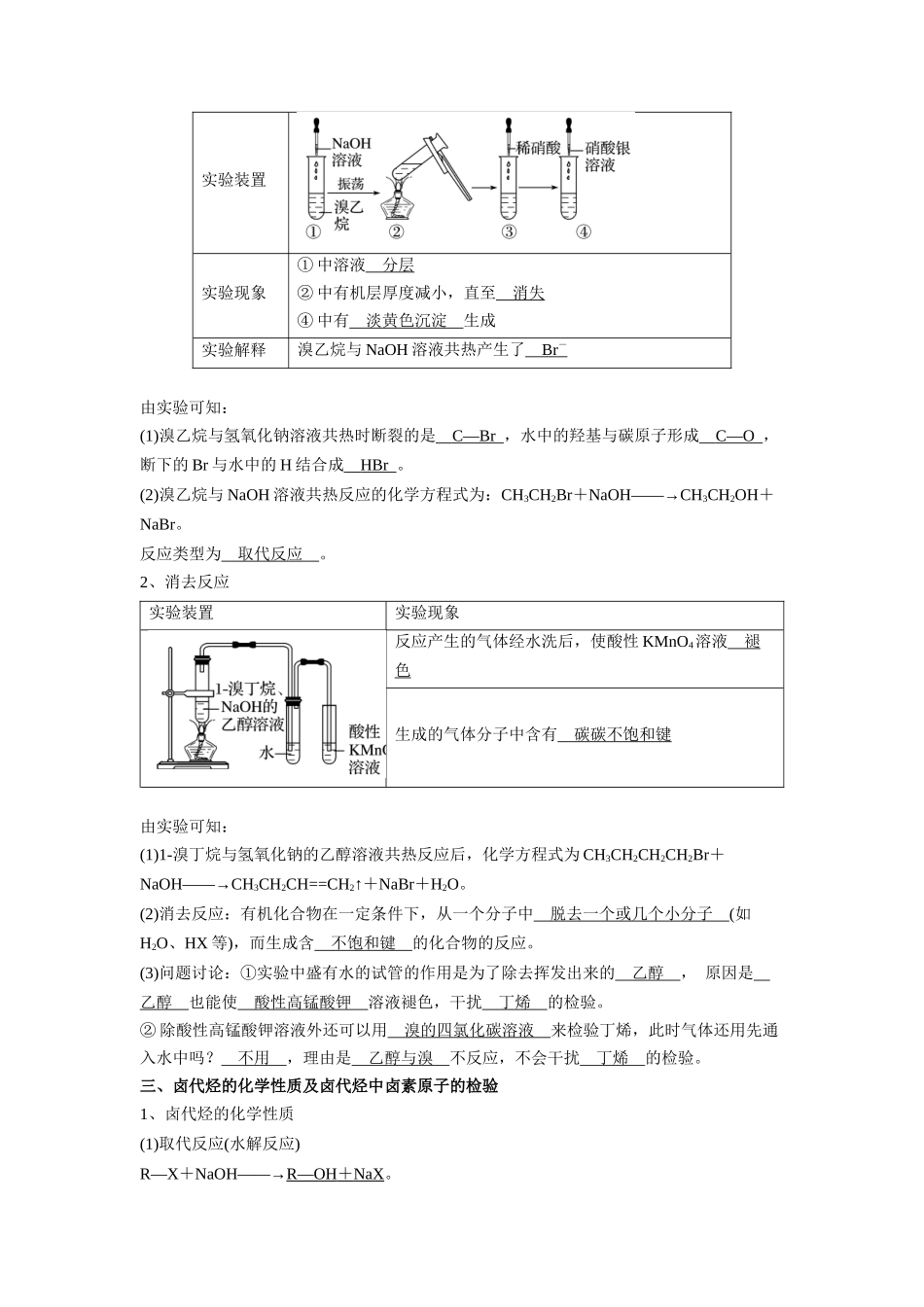 第三章烃的衍生物-高中化学全册必背章节知识清单（人教版2019选择性必修3）.docx_第2页