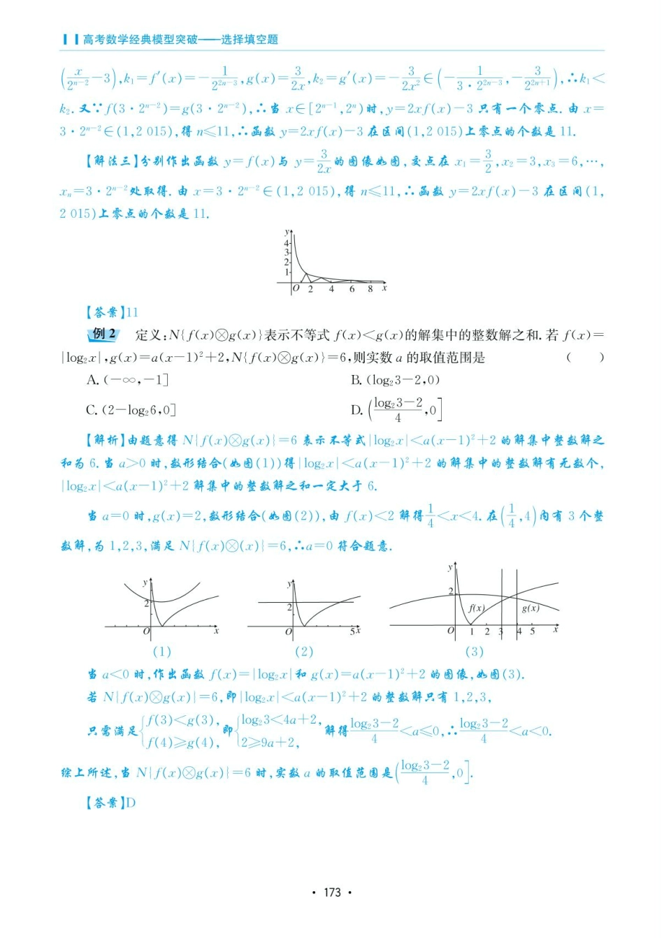 高考数学选择填空题经典模型突破-第六章模型33放大镜与函数整数问题.pdf_第2页