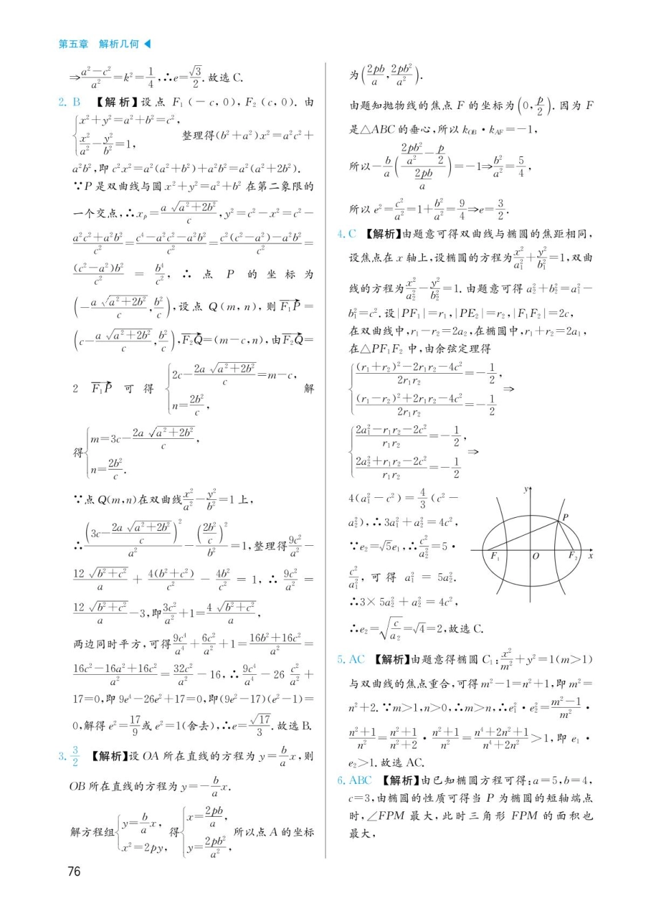 高考数学选择填空题经典模型突破-第五章模型29破解离心率问题之法答案.pdf_第3页