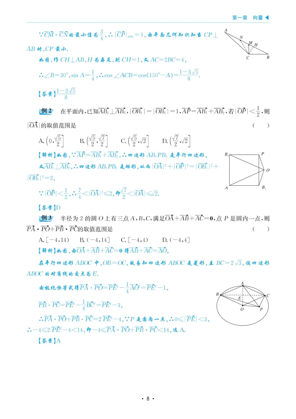 高考数学选择填空题经典模型突破-第一章模型3极化恒等式与矩形向量公式.pdf_第2页