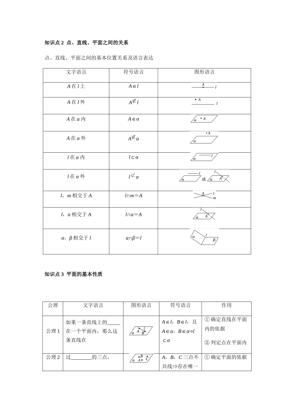 高一升高二数学暑假扶差讲义-8.4.1平面（原卷版）.docx_第3页
