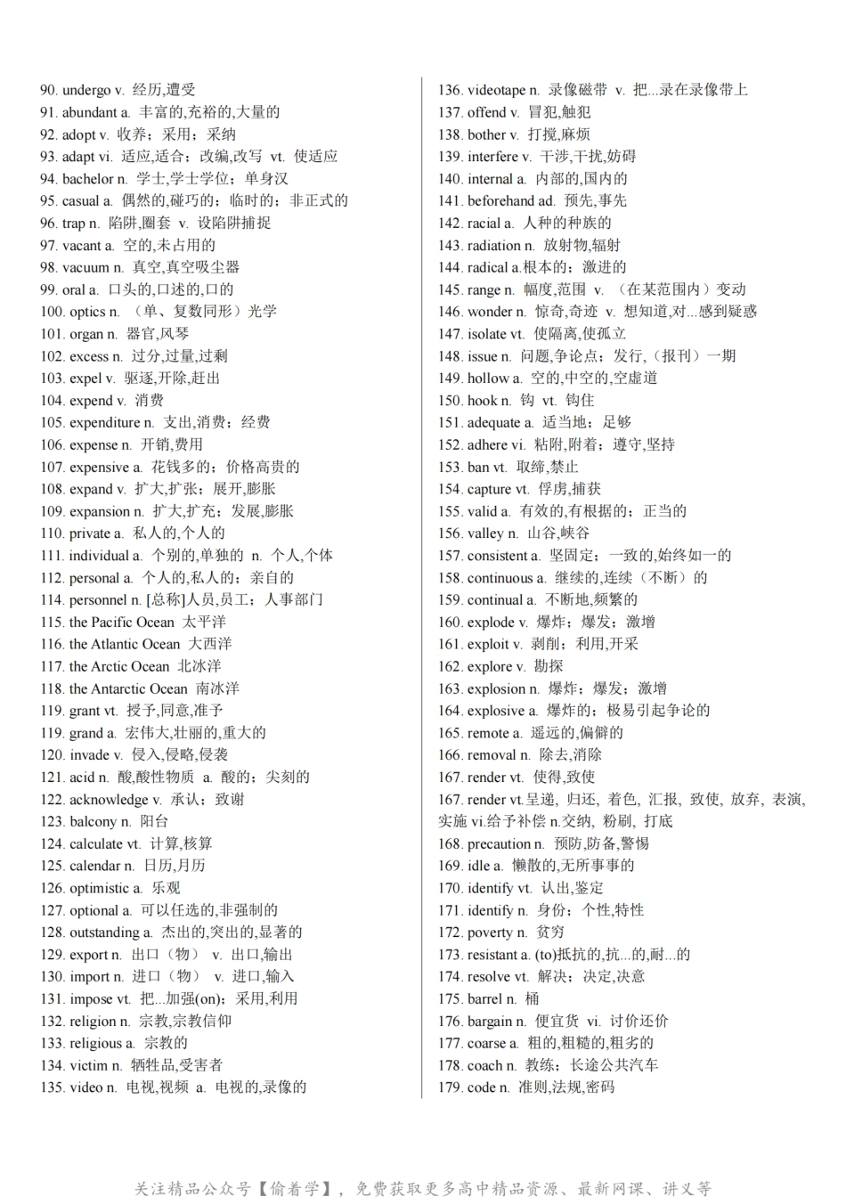 高中（英语）知识点梳理+答题模板-【英语】高考英语阅读高频词汇690个.pdf_第2页