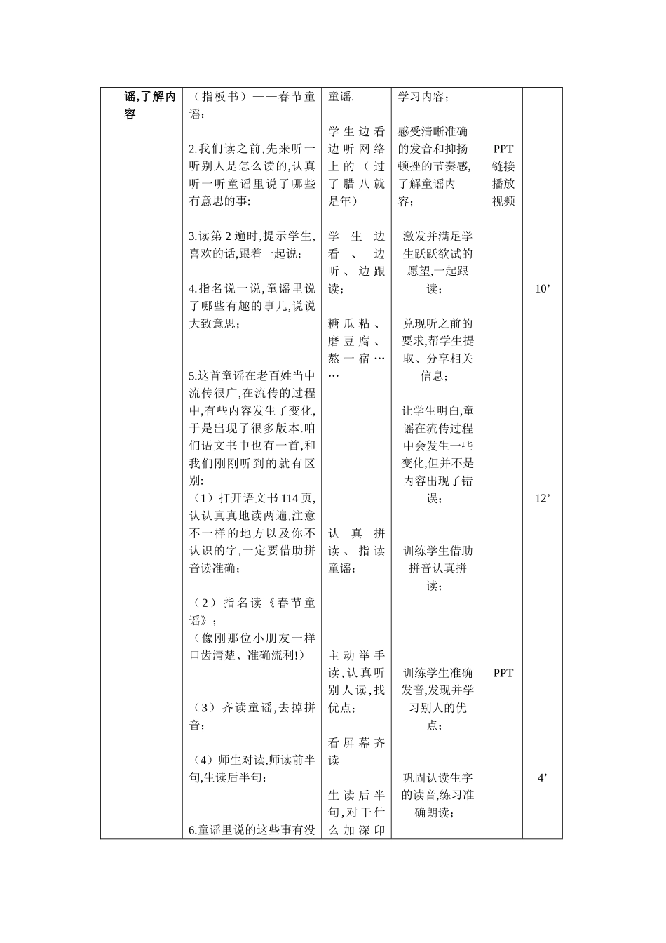 人教版部编版小学语文一年级上册和大人一起读教学设计教案.doc_第2页
