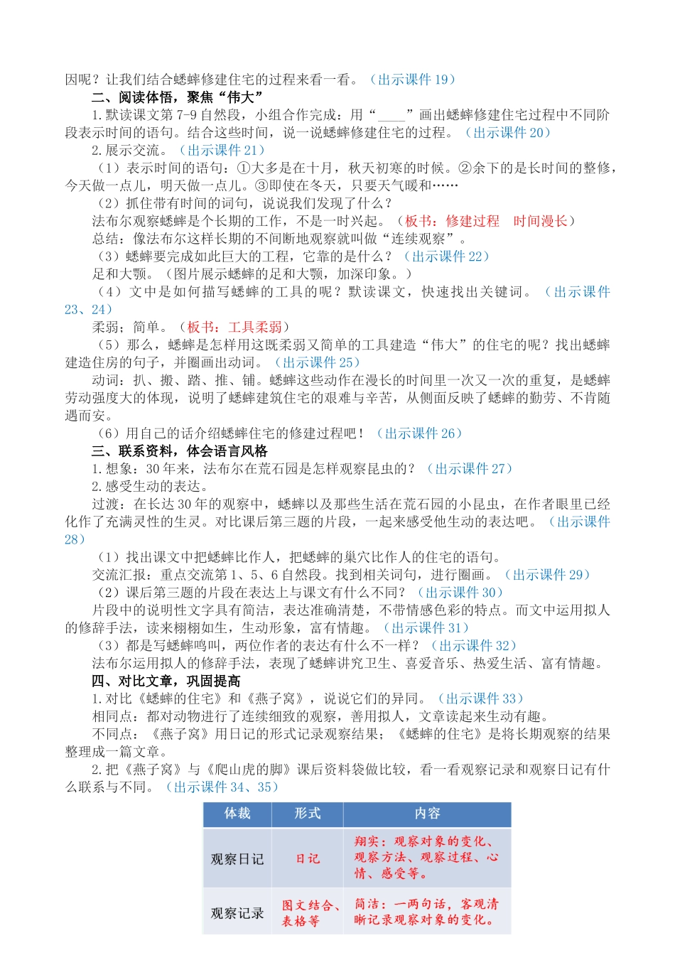 人教部编版小学语文蟋蟀的住宅教学教案多篇.doc_第3页