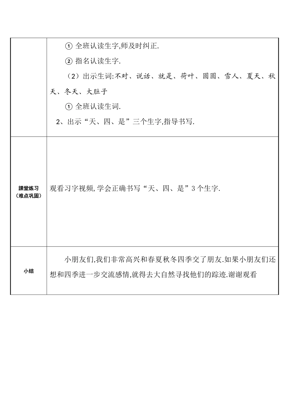 人教版（部编版小学语文一年级上册四季教学设计教案5.docx_第2页