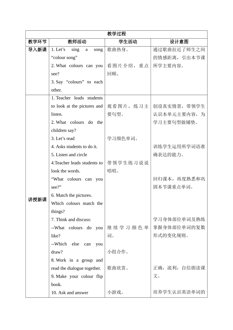 英语人教PEP版24新版本三年级上册Unit5ThecolourfulworldPart7教学教案.docx_第3页