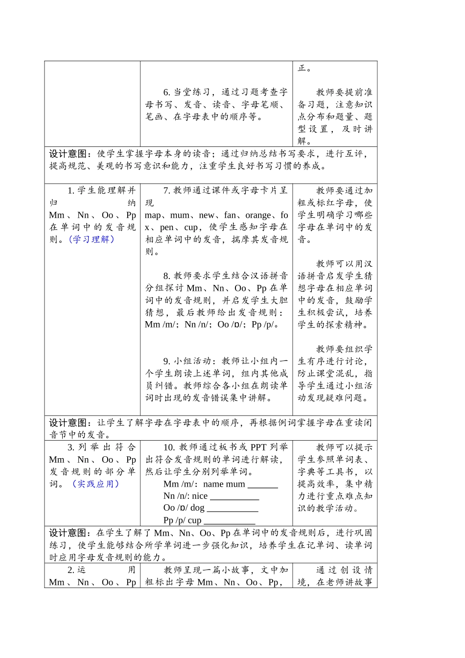 英语人教PEP版（24新版本三年级上册Unit4PlantsaroundusPartA教学教案.docx_第2页