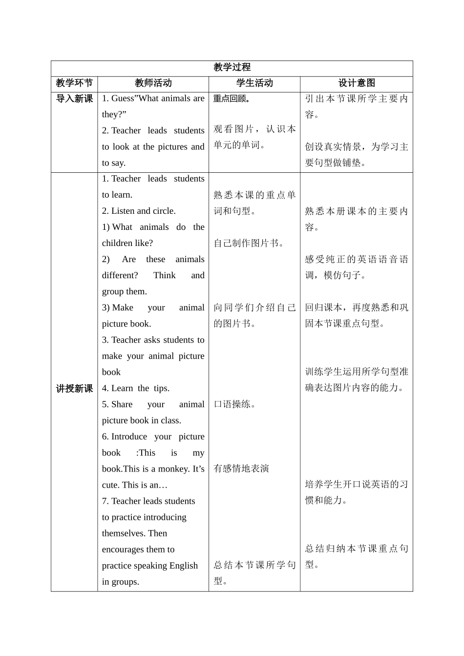 英语人教PEP版24新版本三年级上册Unit3AmazinganimalsPartC2教学教案.docx_第3页