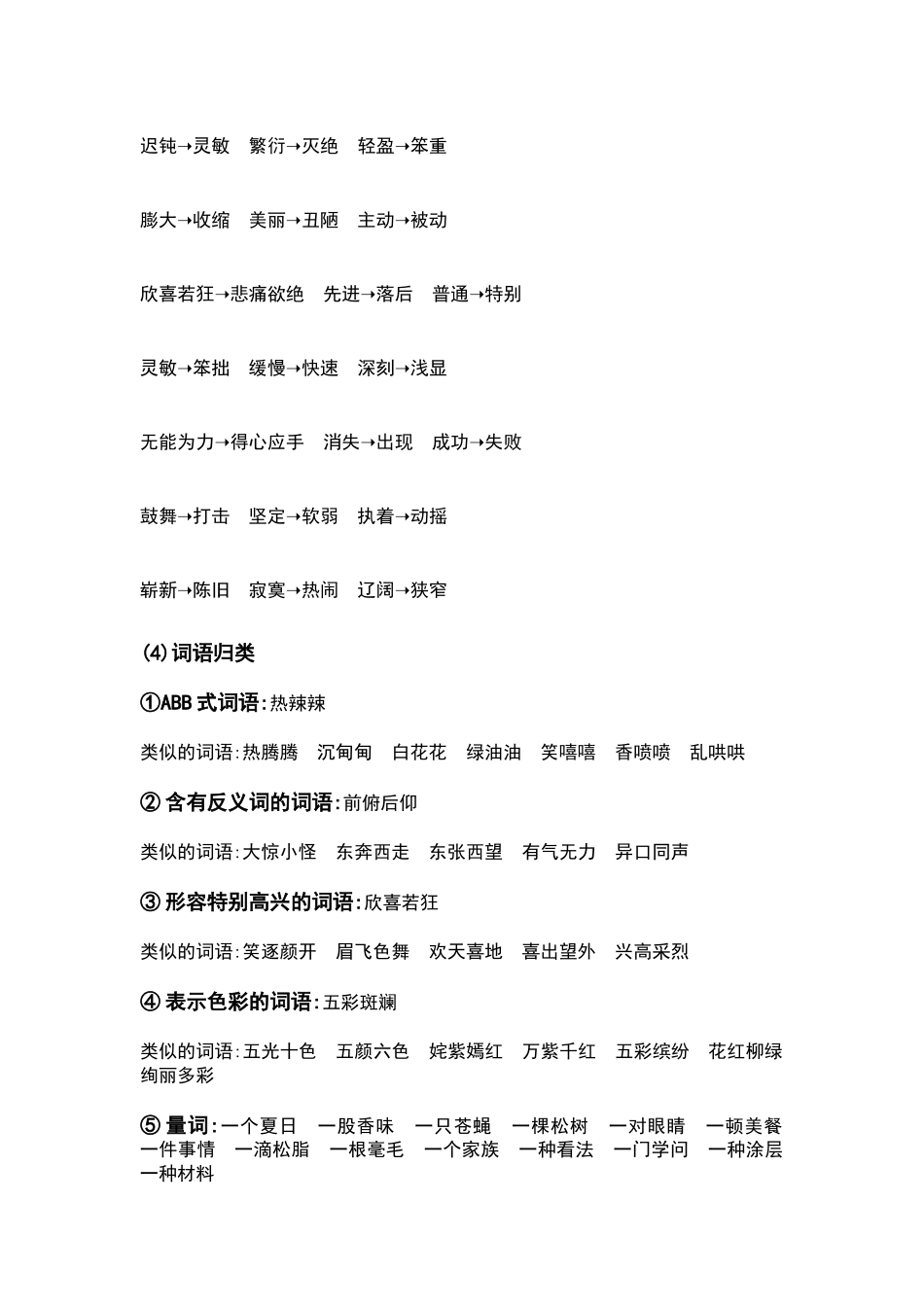 部编人教版四年级语文下册第二单元知识要点汇总.docx_第3页