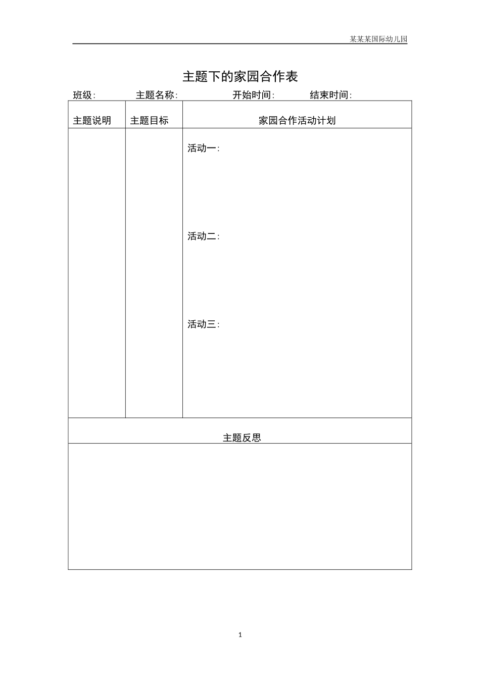 幼儿园常用表格-主题下的家园合作表附-日常工作管理及绩效考核细则.docx_第1页