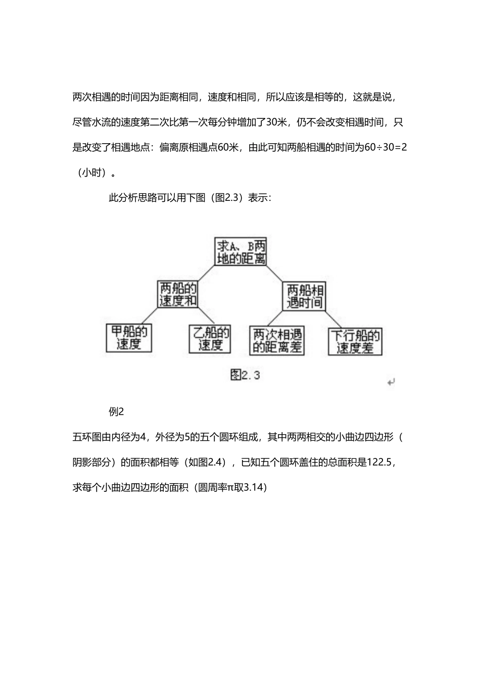 人教版数学三年级上册2、逆向分析思路测试试卷含答案.pdf_第2页