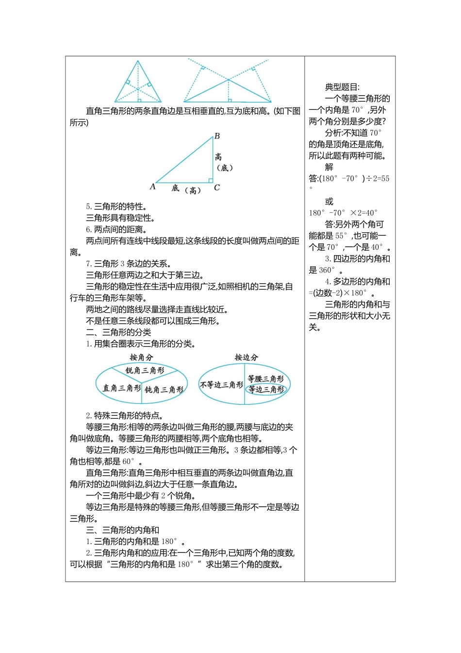 人教版数学四年级下册5.三角形1测试试卷含答案.pdf_第2页