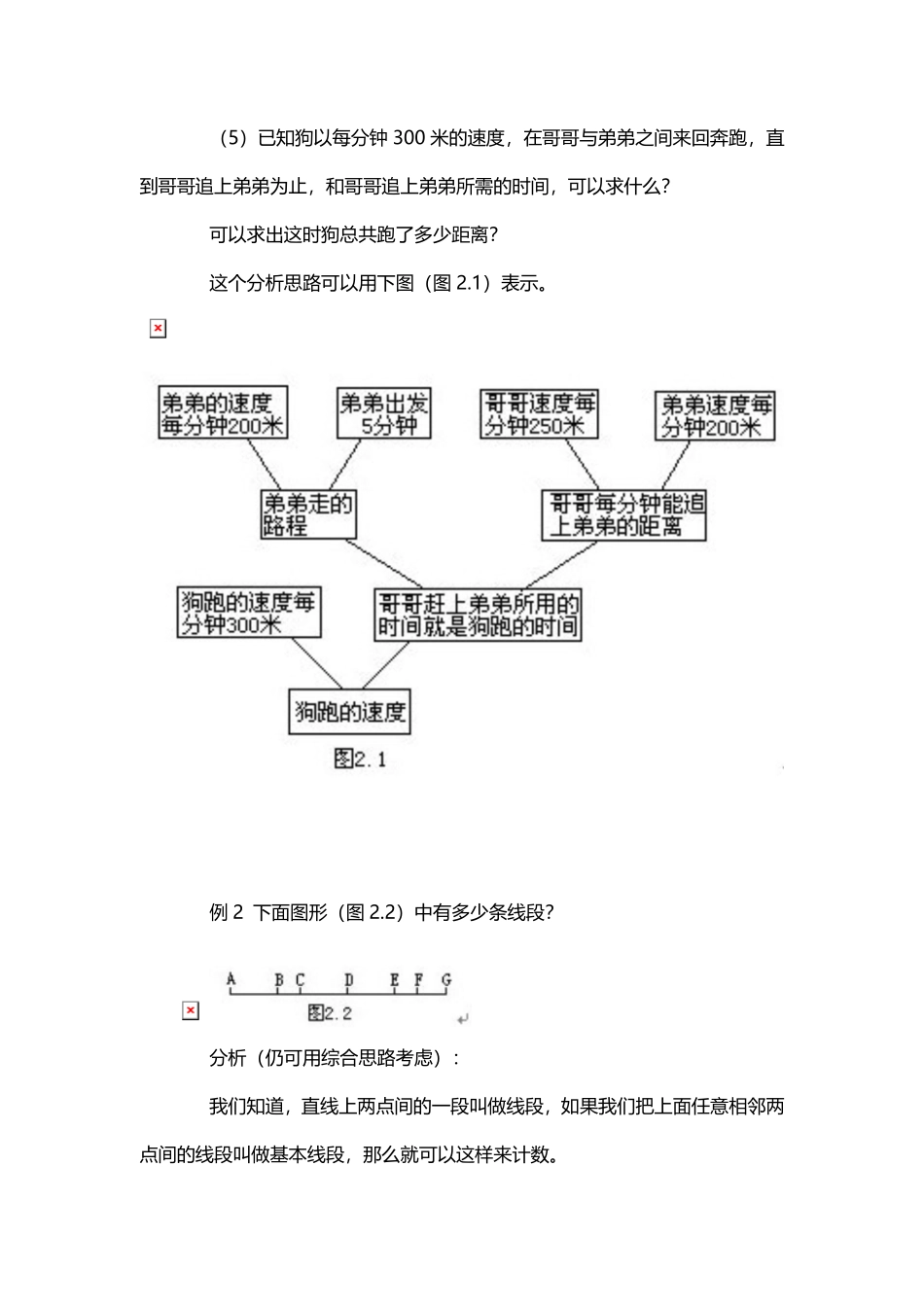 人教版数学四年级上册1、顺向综合思路测试试卷含答案.pdf_第2页