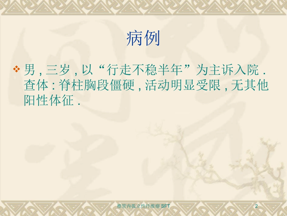 椎管内孤立性纤维瘤SFT培训课件.pptx_第2页