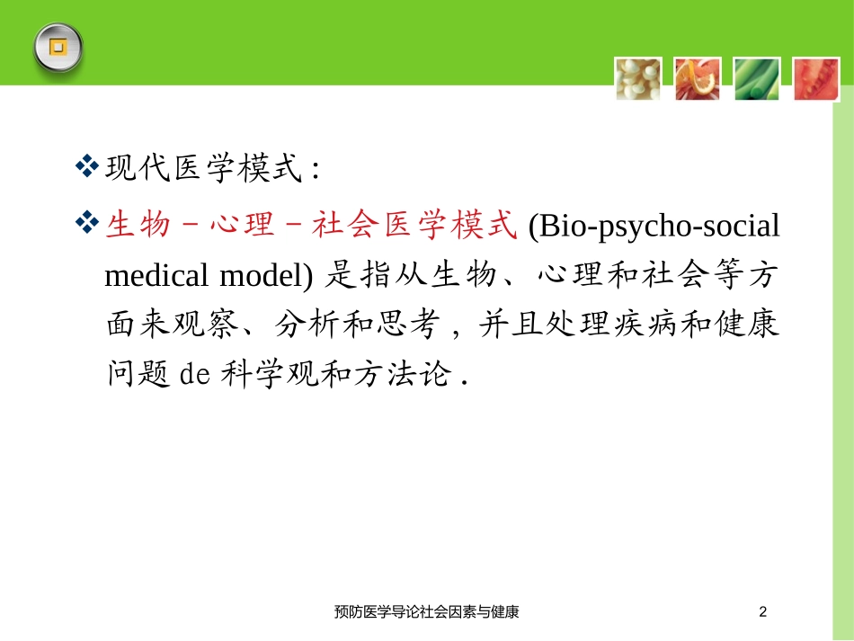 预防医学导论社会因素与健康培训课件.pptx_第2页