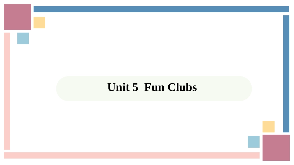 英语人教版（2024）7年级上册Unit5FunclubsSectionBproject2教学课件.pptx_第1页