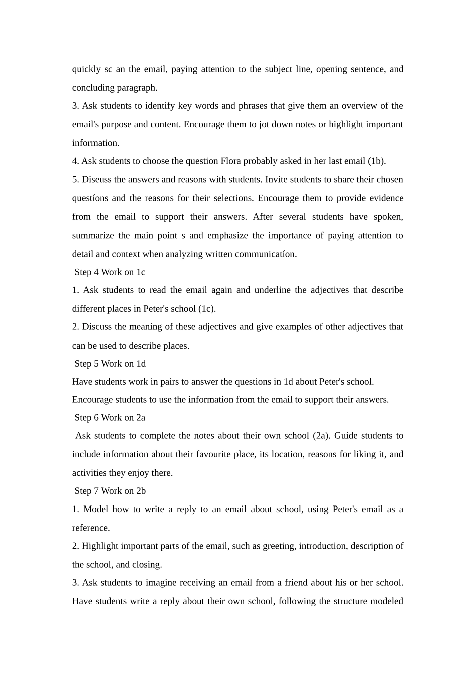 英语人教版（2024）7年级上册 Unit 3 My School Section B 1a - 2教案 教学设计.docx_第2页