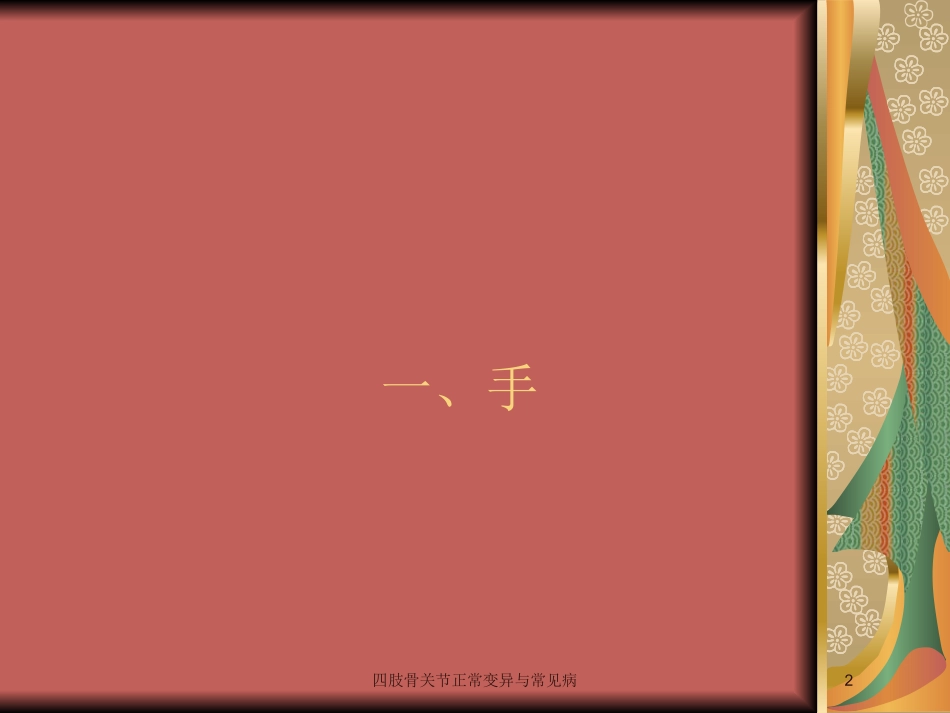 四肢骨关节正常变异与常见病培训课件.pptx_第2页