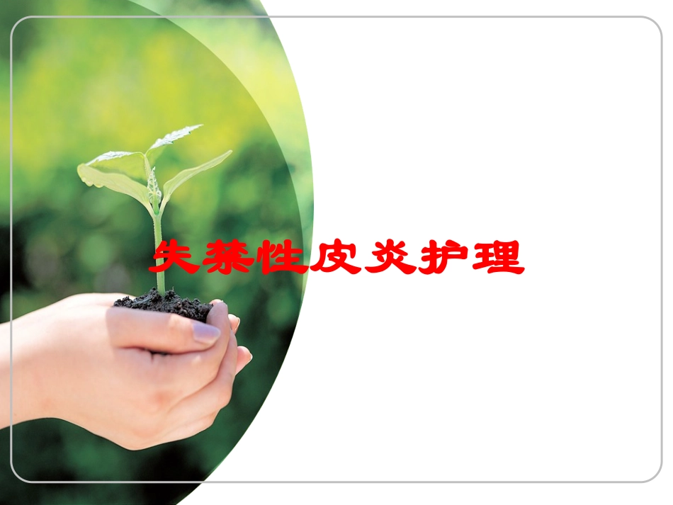 失禁性皮炎护理培训课件.pptx_第1页