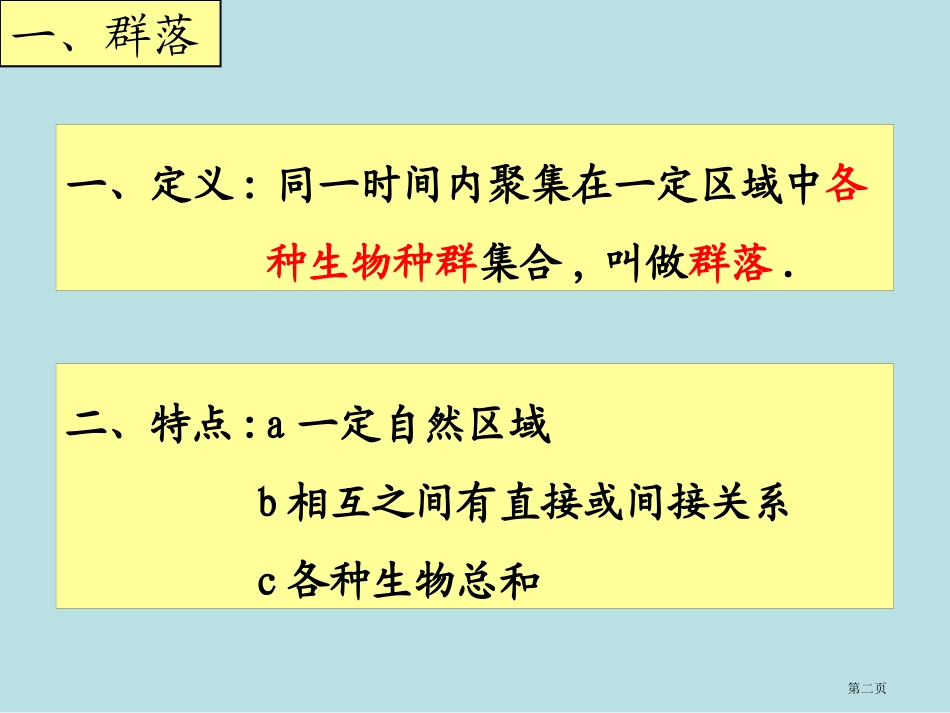群落的结构文生物必修名师优质课赛课一等奖市公开课获奖课件.pptx_第2页