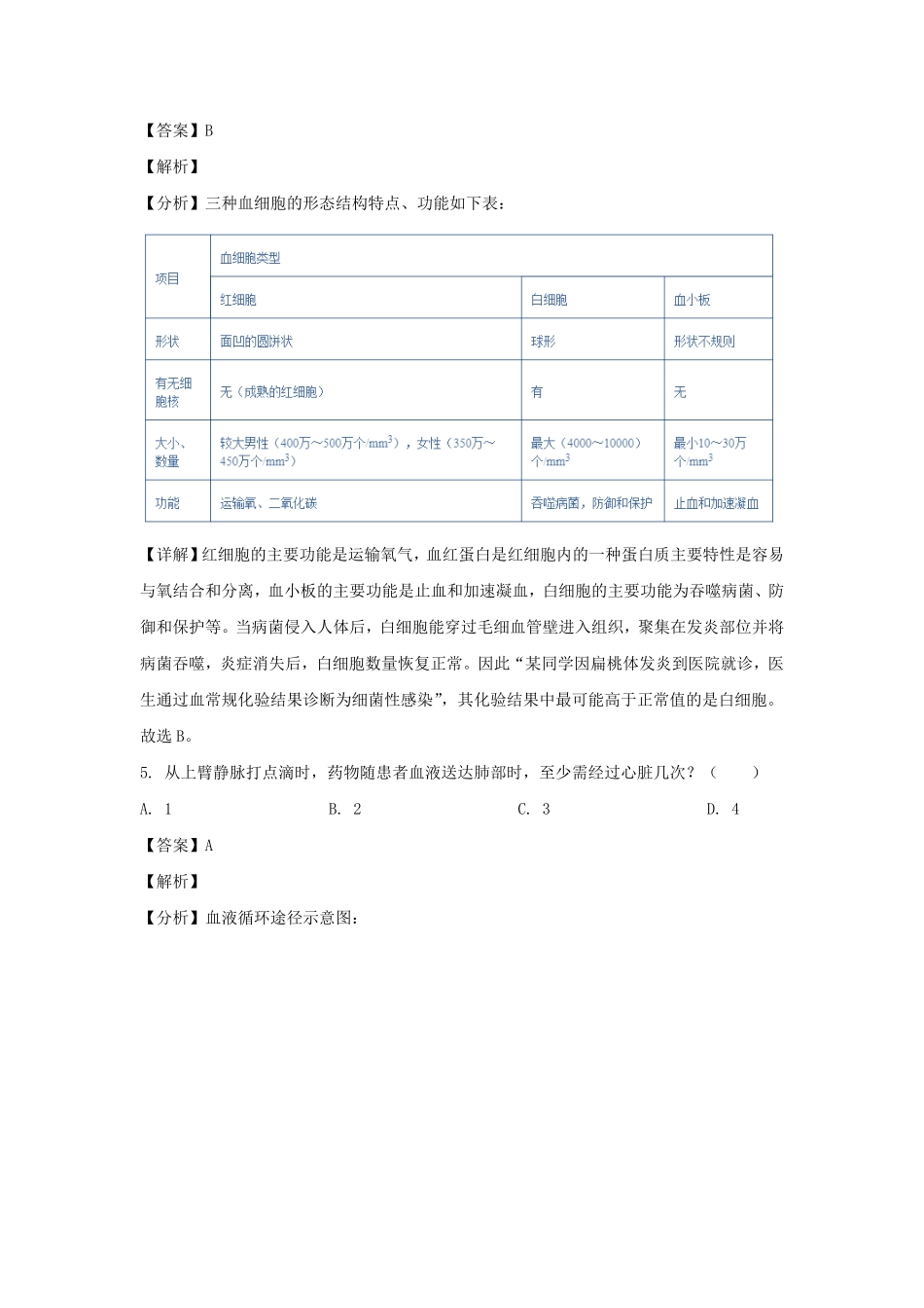 2022-2023学年四川巴中七年级下册生物期末试卷及答案.pdf_第3页
