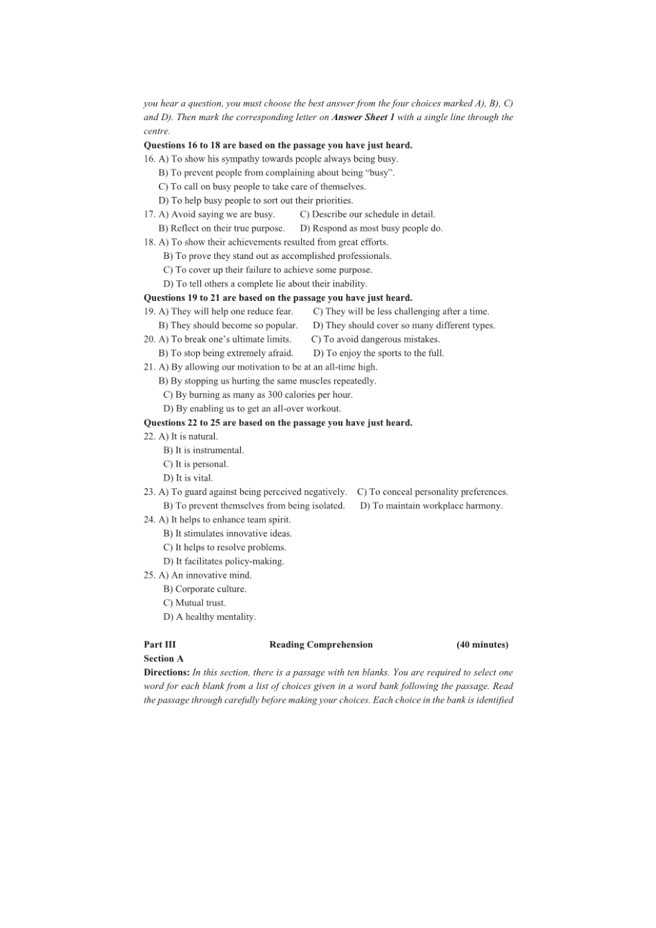 2024年6月英语四级真题及答案-第2套.pdf_第3页